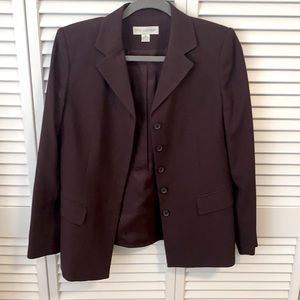 Petite Sophisticate Purple Size 8 Blazer